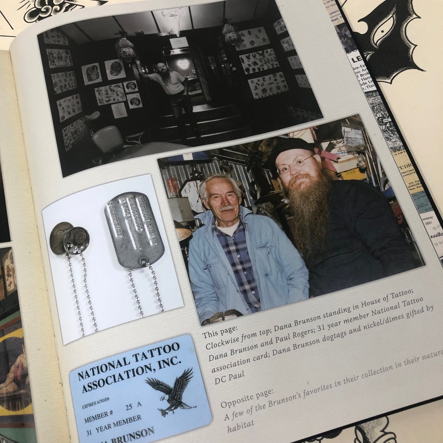 “Tattoo Memories” the Brunson family collection